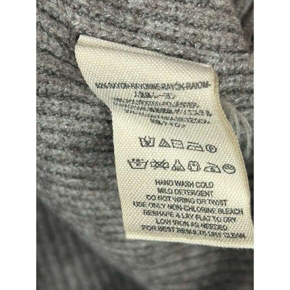 Free People Women's Large Oversized Tunic Sweater Turtleneck Colorblock - Picture 15 of 16